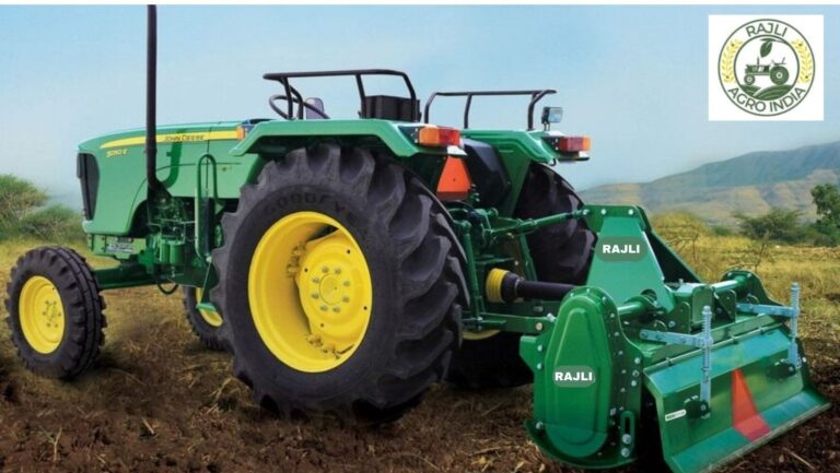 TRACTOR WITH ROTAVATOR