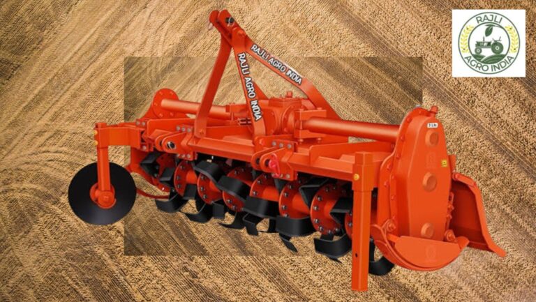 ROTAVATOR IN A FIELD